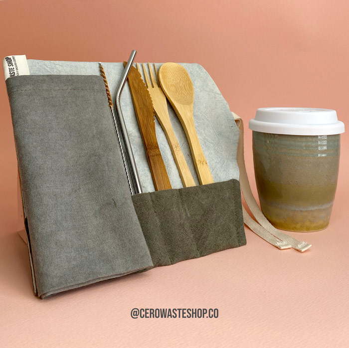 Productos Libres de Plastico, Bolsas de Tela, Botellas de Acero, Cubiertos de Bambu, cerowasteshop, Tiendas Ecologicas Colombia, Basura Cero, Zero Waste Colombia