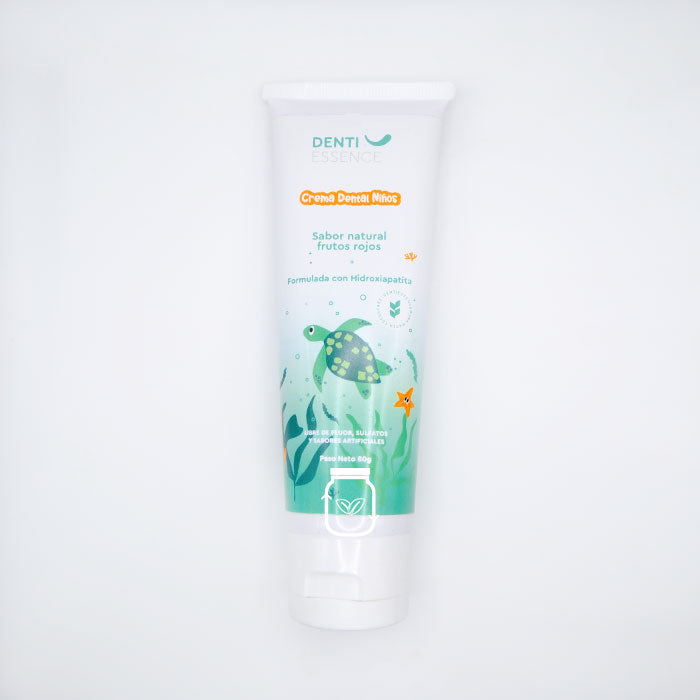 Crema dental natural para niños