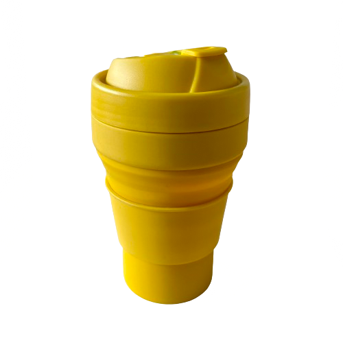 Mug colapsible de silicona