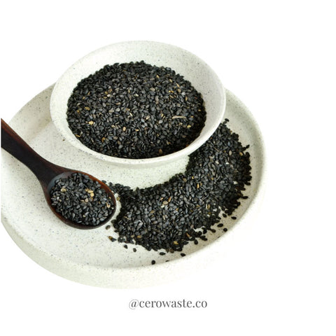 Ajonjoli Negro, Semillas, Despensa Saludable Fit, Mercado A Granel, Zero Waste Colombia