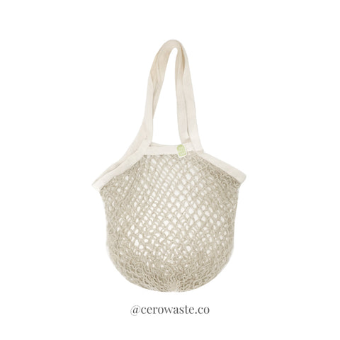 Bolsa de Malla de Algodon, Resistente Durable y Expandible, Para Llevar, cerowasteshop, Tienda Online Cero Desperdicio Colombia, Zero Waste