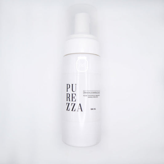Espuma limpiadora facial