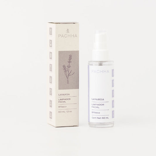 Limpiador facial bifásico de lavanda