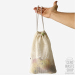 Bolsas de Malla de Algodon, Para Comprar a Granel, Hogar, cerowasteshop, Tienda Ecologica Online, Basura Cero, Zero Waste Colombia