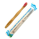 Cepillo de Dientes de Bambu Para Niños, Cerdas Rosadas Libres de BPA, Cuidado Personal, cerowasteshop, Tiendas Ecologicas Colombia, Basura Cero, Zero Waste Colombia