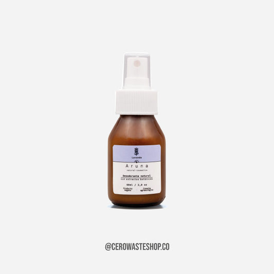 Desodorante Natural Liquido de Lavanda, Libre de Aluminio y Libre de Plastico, Cuidado Personal, cerowasteshop, Tiendas Ecologicas Colombia, Basura Cero, Zero Waste Colombia