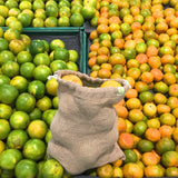 Bolsas de Yute, Para Compra de Frutas y Verduras, Hogar, cerowasteshop, Tienda Ecologica Online, Basura Cero, Zero Waste Colombia