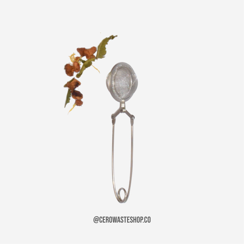 Infusor Para Te Reusable, Acero Inoxidable, Hogar, cerowasteshop, Tienda Ecologica Online, Basura Cero, Zero Waste Colombia