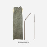 Kits Pitillo de Acero Inoxidable, Para Llevar, cerowasteshop, Tienda Ecologica Online, Basura Cero, Zero Waste Colombia