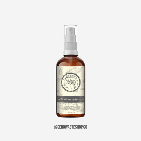 Spray Aromaterapia Para Mascotas, Mezcla de Aceites Esenciales Naturales, Mascotas, cerowasteshop, Tienda Online Cero Desperdicio Colombia, Zero Waste