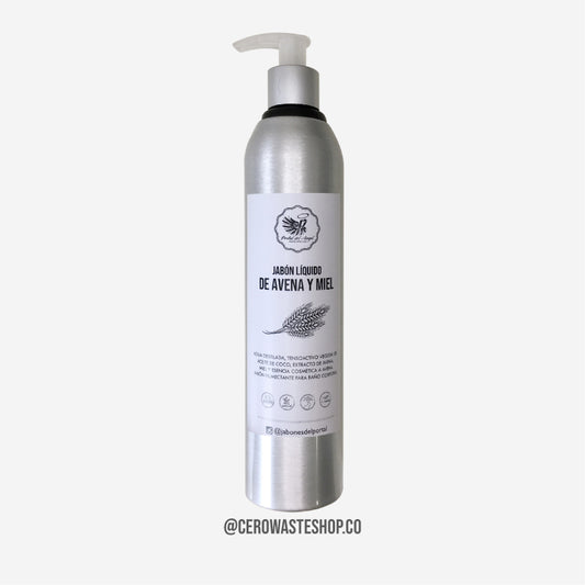 Jabon Natural Para Cuerpo y Manos 400 ml, Cuidado Personal, Hogar, cerowasteshop, Tienda Ecologica Online, Basura Cero, Zero Waste Colombia
